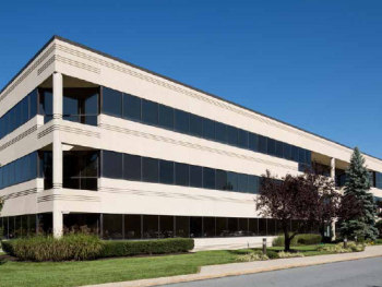 Professional office building anchored by Travelers Insurance in Wyomissing, PA.
